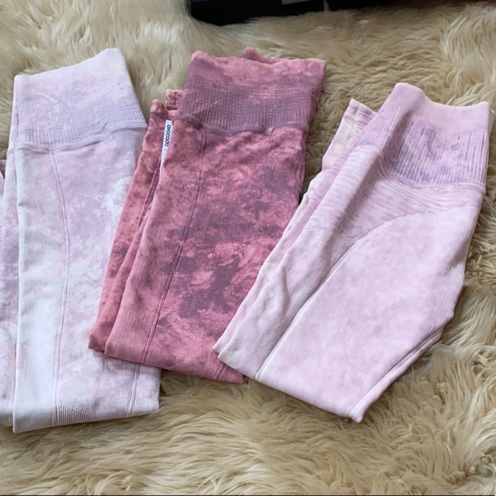 Multi color Phoenix fire dye dye legging